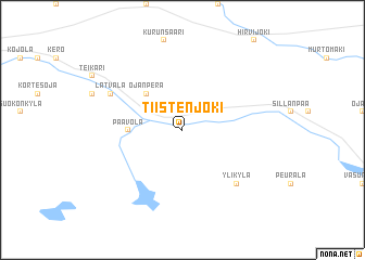 map of Tiistenjoki