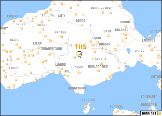 map of Tiis