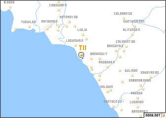 map of Tii