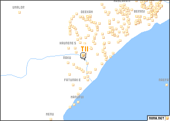 map of Tii
