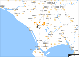 map of Tijaila