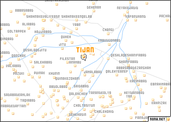 map of Tījan