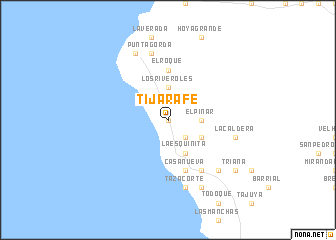 map of Tijarafe