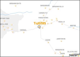 map of Tijeras