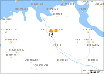 map of Tijera