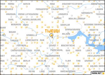 map of Ti Jeudi