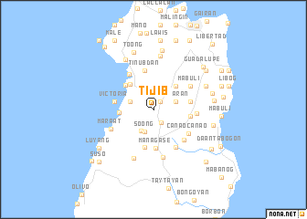 map of Tijib