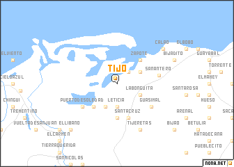 map of Tijó