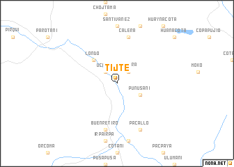 map of Tijte