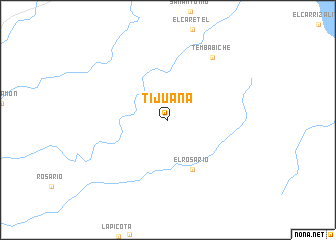 map of Tijuana
