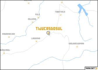 map of Tijucas do Sul