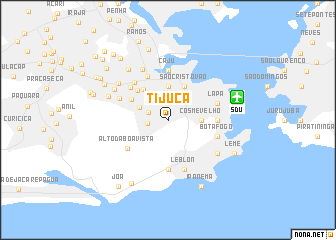 map of Tijuca