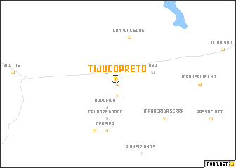 map of Tijuco Prêto