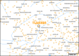 map of Tiju Khān