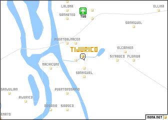 map of Tijurico