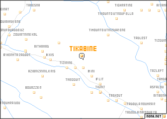 map of Tikabine