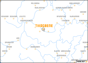 map of Tikagbene