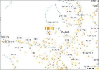 map of Tikai