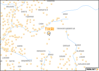 map of Tikai