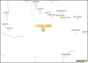 map of Tikalaan