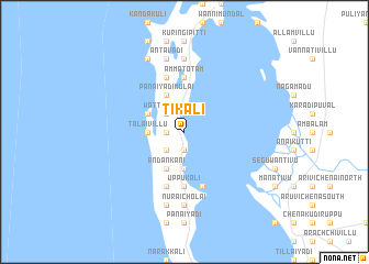 map of Tikali