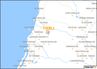 map of Tikali