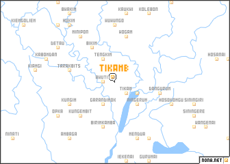 map of Tikam 1