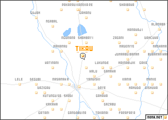 map of Tikau