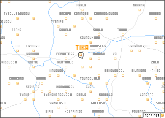 map of Tika