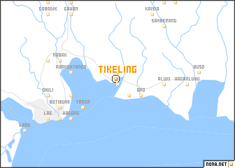 map of Tikeling