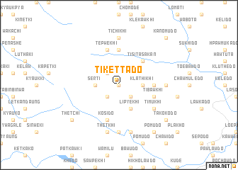 map of Tikettado