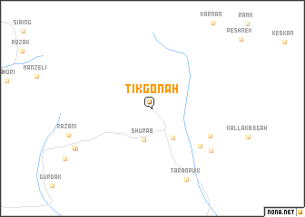 map of Tīk Gonāh