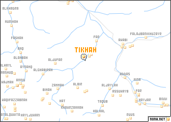 map of Ţīkhah