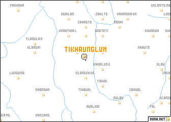 map of Tikhaunglum