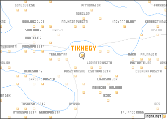 map of Tikhegy