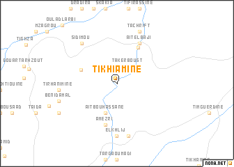 map of Tikhiamine