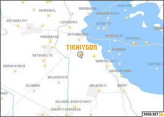 map of Tikhiy Don