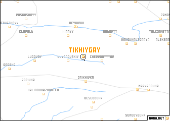 map of Tikhiy Gay