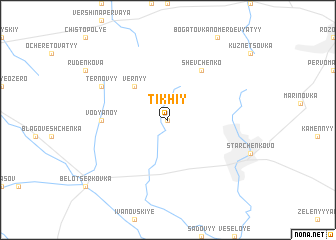 map of Tikhiy