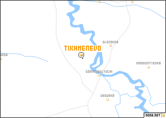 map of Tikhmenevo