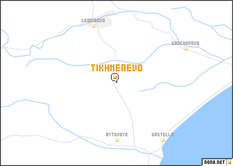 map of Tikhmenevo