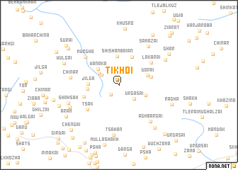map of Tikhoi