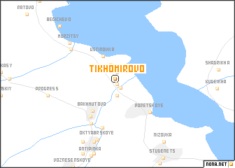 map of Tikhomirovo