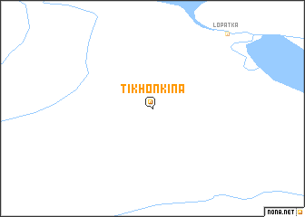 map of Tikhon\