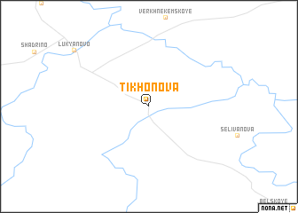 map of Tikhonova