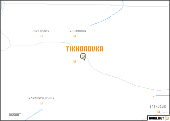 map of Tīkhonovka