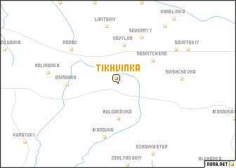 map of Tikhvinka