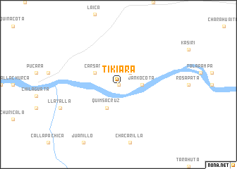 map of Tikiara