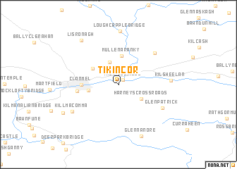 map of Tikincor