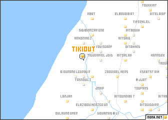 map of Tikiout